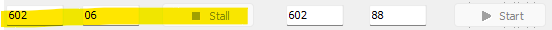 Telink BDT screenshot showing 0x602 being used to stall/start the processor